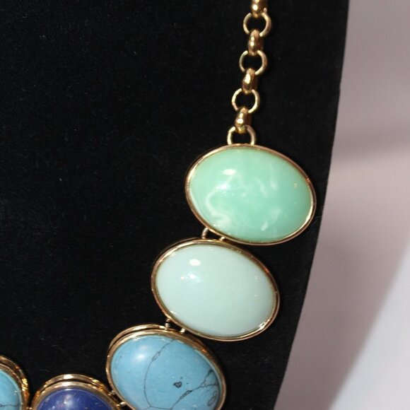 Talbots Oval Cabochon Statement Necklace - Picture 11 of 11